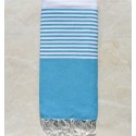 Jeté bleu azur