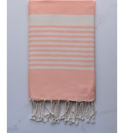 beach towel Arthur light pink nasturtium