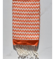 zigzag orange fouta