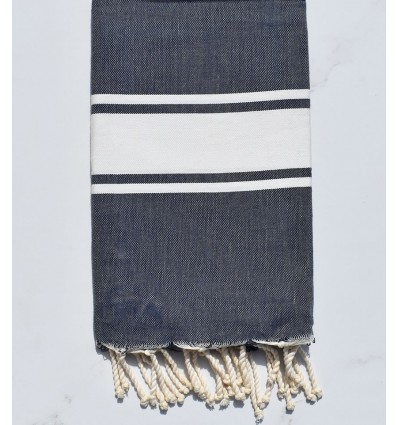 Flat dark slate blue fouta