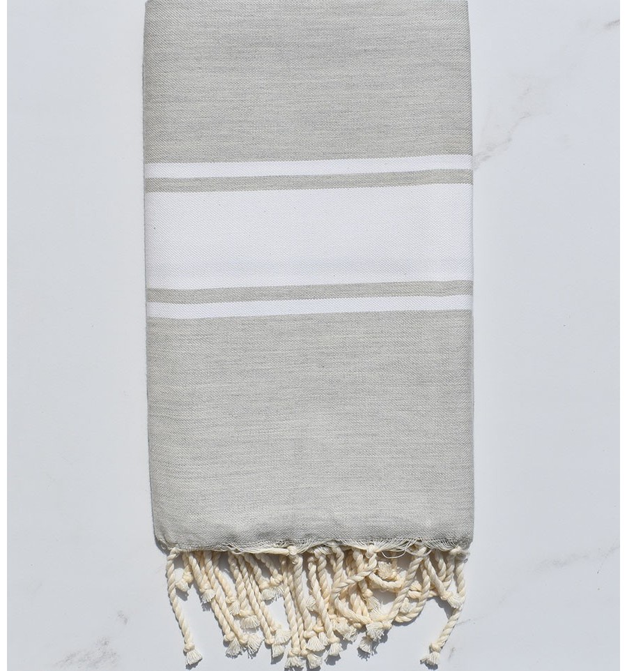 beach towel flat green light grey