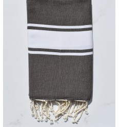 beach towel flat bis gray