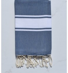 Telo mare piatto blu, guado