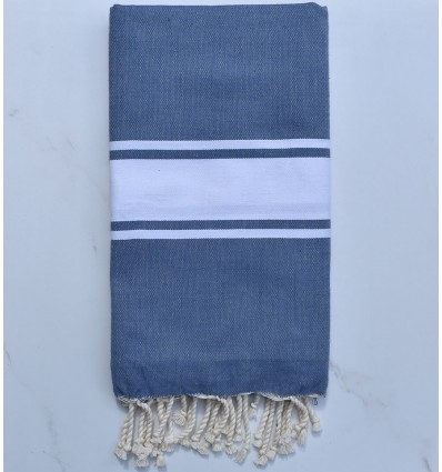 beach towel flat blue turquin way