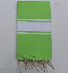 Beach towel flat green flash fouta