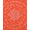Bohémian couleur orange