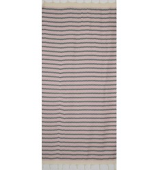 zigzag Blanc, rouge vif et noir 2