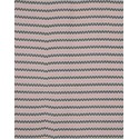 zigzag Blanc, rouge vif et noir