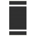 Fouta  brodée Gris anthracite