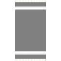 Fouta  brodée Gris anthracite