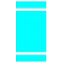 Fouta brodée Aqua