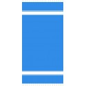 Fouta brodée Bleu roi