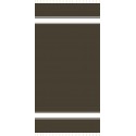 Fouta  brodée Gris anthracite