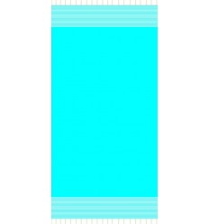 Fouta brodée nid d'abaille rayée 2
