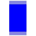 Fouta brodée nid d'abaille rayée