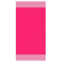 Fouta brodée nid d'abaille rayée