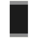 Fouta brodée nid d'abaille rayée
