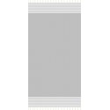 Fouta brodée nid d'abaille rayée