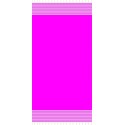 Fouta brodée nid d'abaille rayée