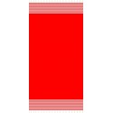 Fouta brodée nid d'abaille rayée