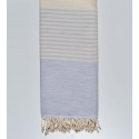 Jeté bleu gris clair