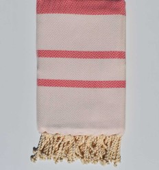 telo mare chevron rosa scuro e rosa lilla