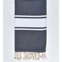 Beach towel flat blue corinth
