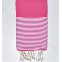 Beach towel pink carmine