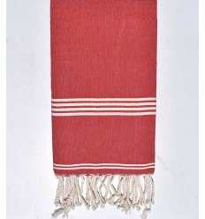 Fouta Mykonos Rouge