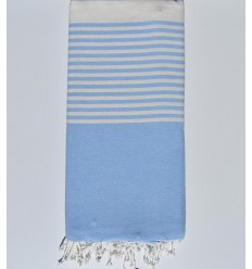 throw sky blue