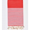 Honeycomb red fouta