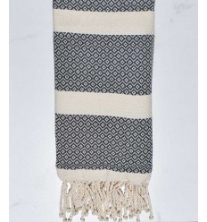 Chevron gris plomb foncé
