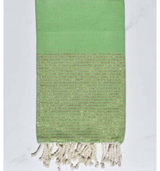 Lurex plate vert pomme