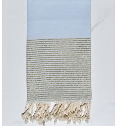 Beach towel pastel blue