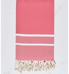 Chevron light pink beach towel