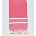 chevron strawberry rose beach towel