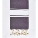 Beach towel flat brown bitumen