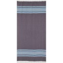 Arabesque violet foncé et bleu ciel