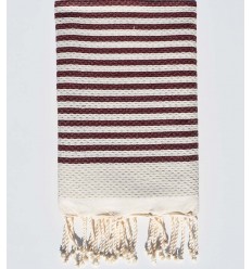 honeycomb zebra dark amaranth fouta