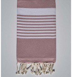 arthur antique brass with stripes beach towel