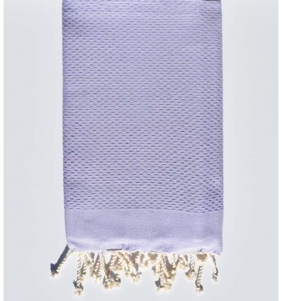 Plain lavender beach towel