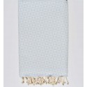 sky blue butterfly beach towel