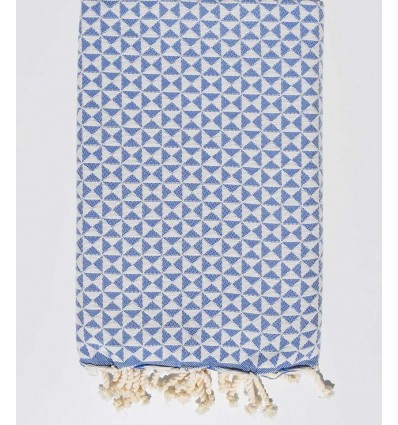 butterfly royal blue beach towel