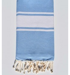 Fouta classique bleu clair