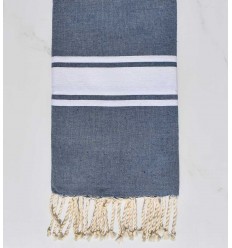 Fouta classique bleu guède