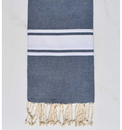 Fouta classique bleu guède