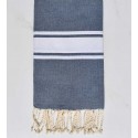 Fouta classique bleu guède
