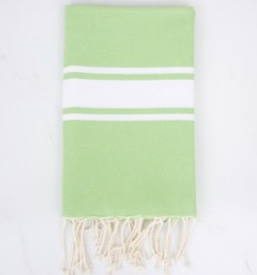 Fouta classique vert chartreuse clair