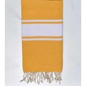 Fouta classique jaune moutarde