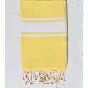 Fouta classique jaune fluo